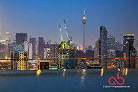 Kuala Lumpur view after the rain taken with Nikon D800E, Nikon 24-85mm and HDR 9 exposures